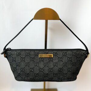 Vintage Gucci Monogram “ BOAT” Pochette Bag